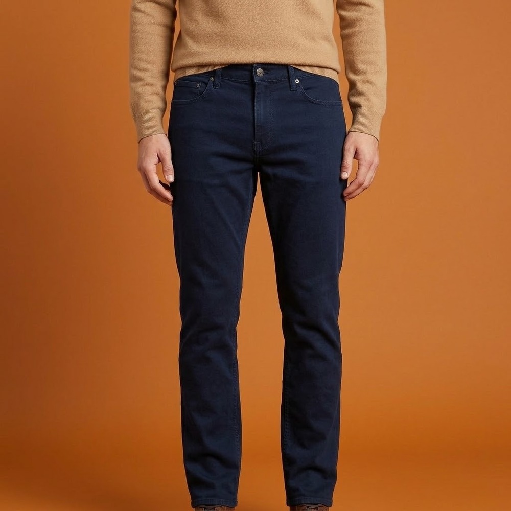 Banana Republic Men's Slim Fit Jeans 33x30 Navy Blue Stretch Denim